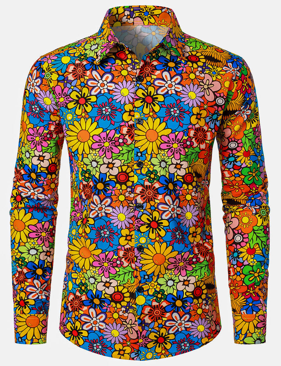 Chemise à motifs