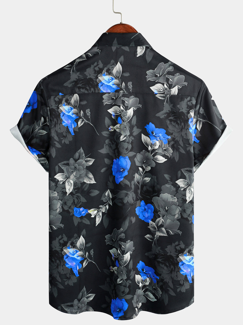 Chemise de plage décontractée à manches courtes pour hommes