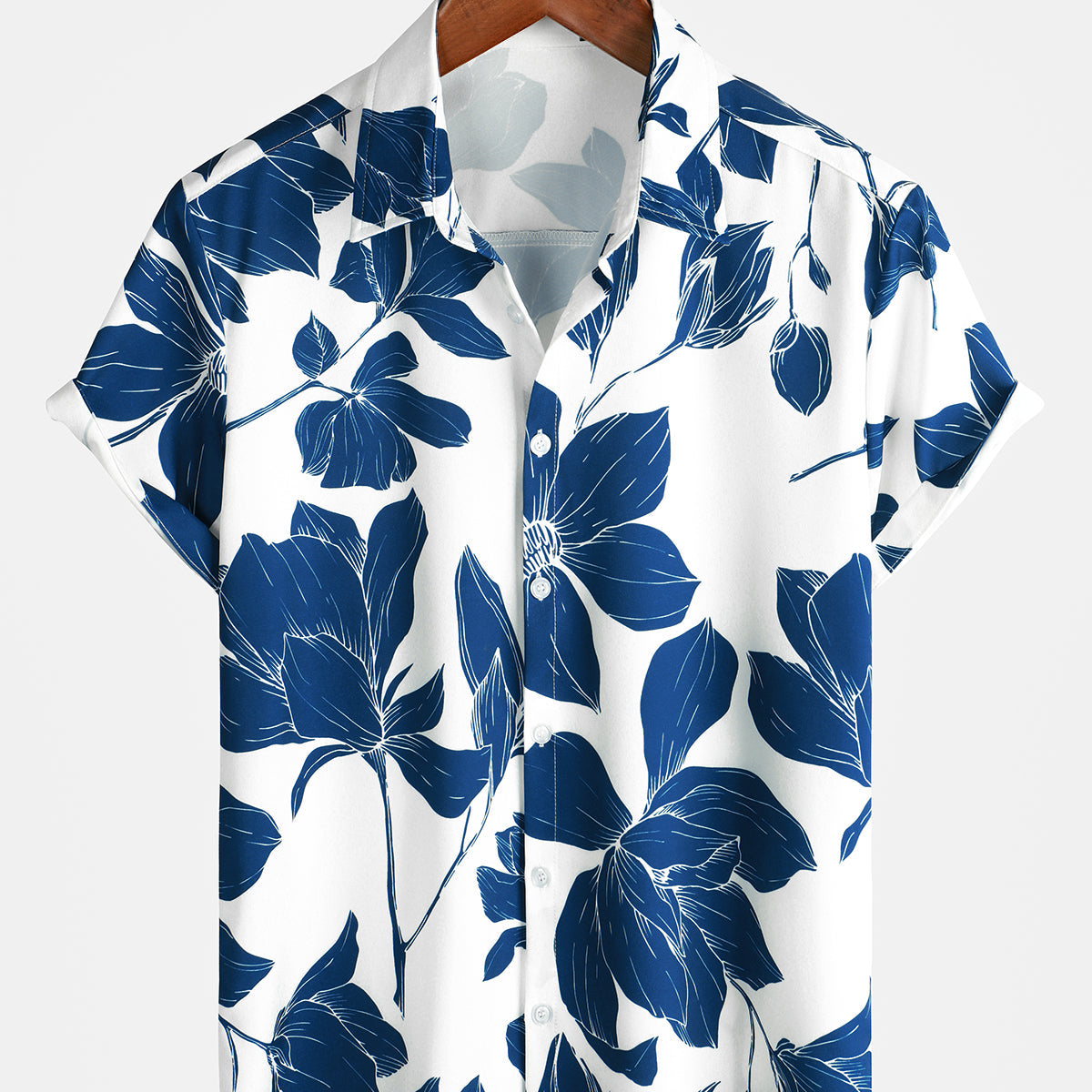 Chemise de plage décontractée à manches courtes pour hommes