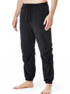 Pantalon en coton respirant décontracté de couleur unie pour hommes