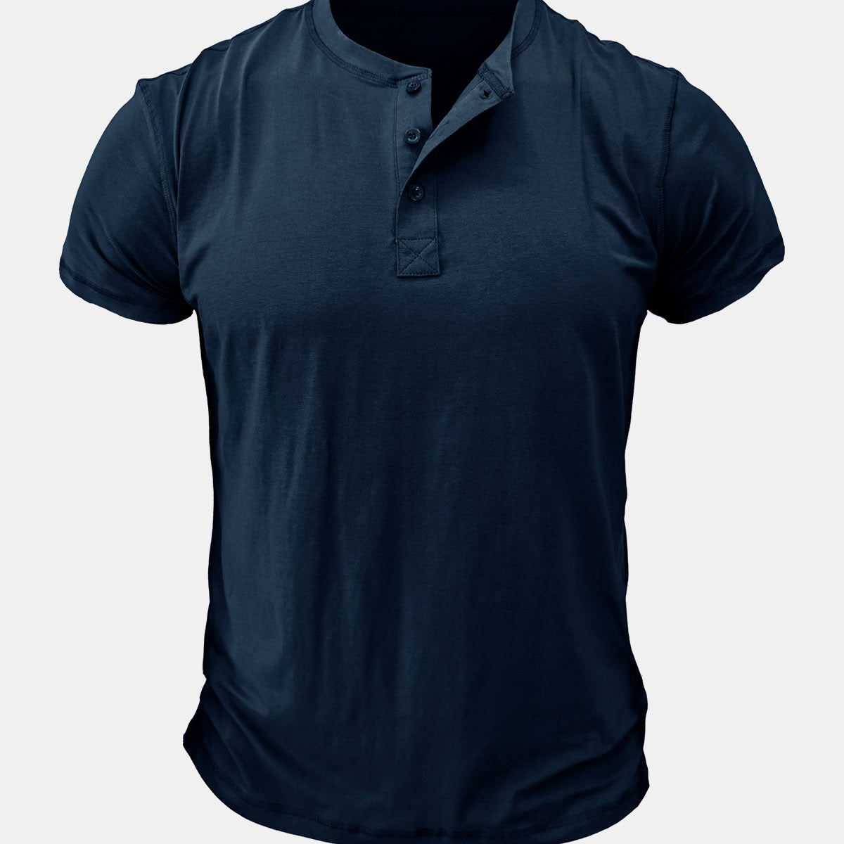 T-shirt d'été à manches courtes en coton respirant et décontracté pour hommes