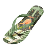 Tongs d'animaux de vacances à imprimé crocodile amusant pour hommes