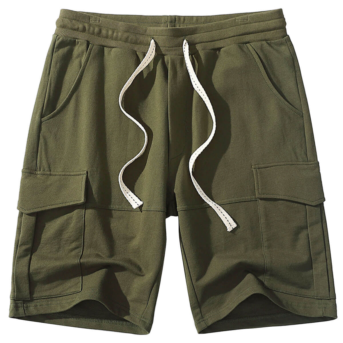Short de sport en coton pour hommes, pantalon de survêtement Cargo avec poches, loisirs, plage, survêtement
