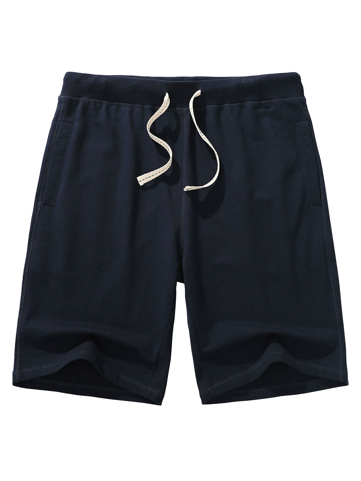 Pantalon de survêtement pour hommes Coton Casual Été Couleur Solide Respirant Sport Court