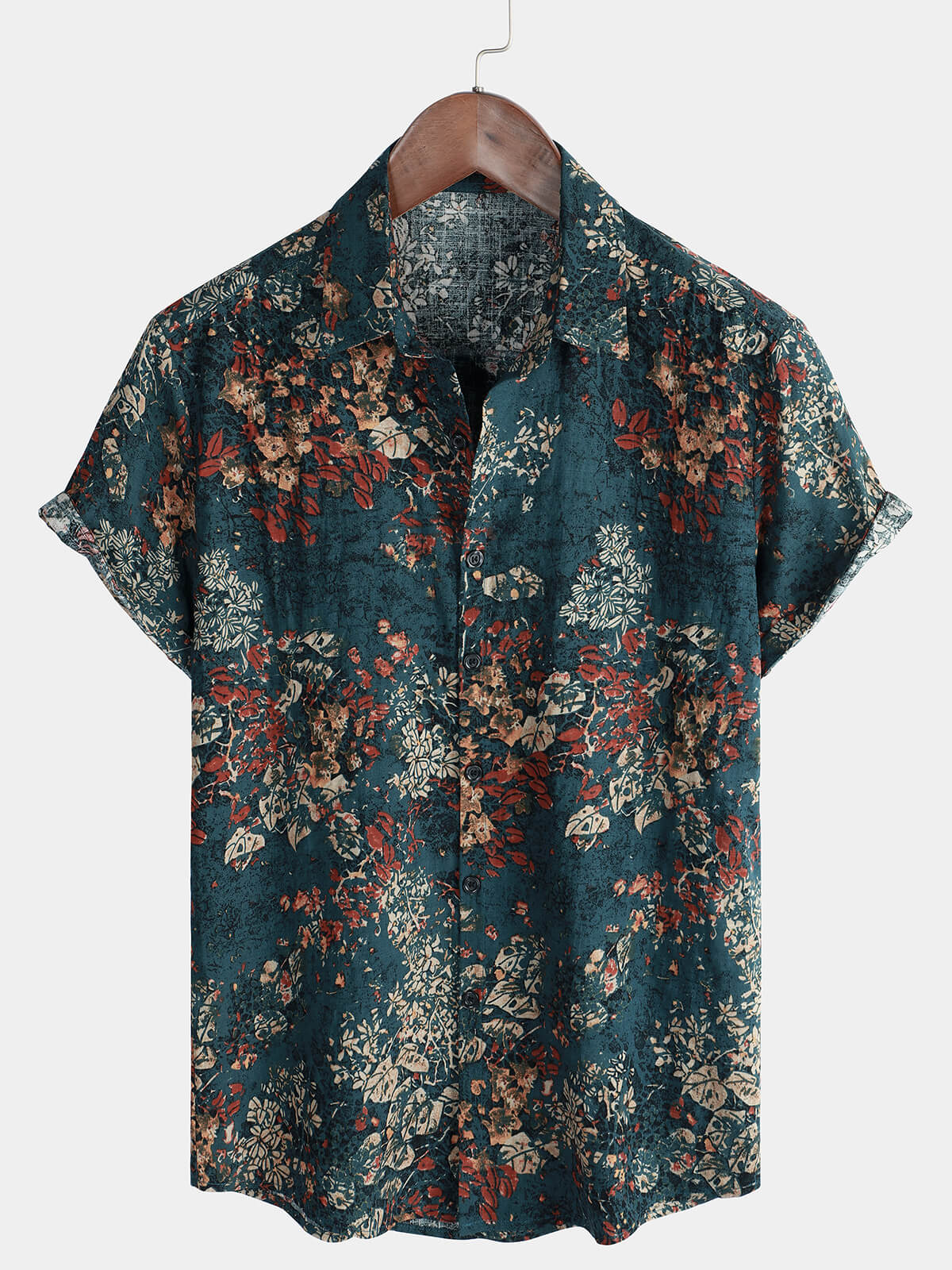 Chemise a fleur homme vintage sale