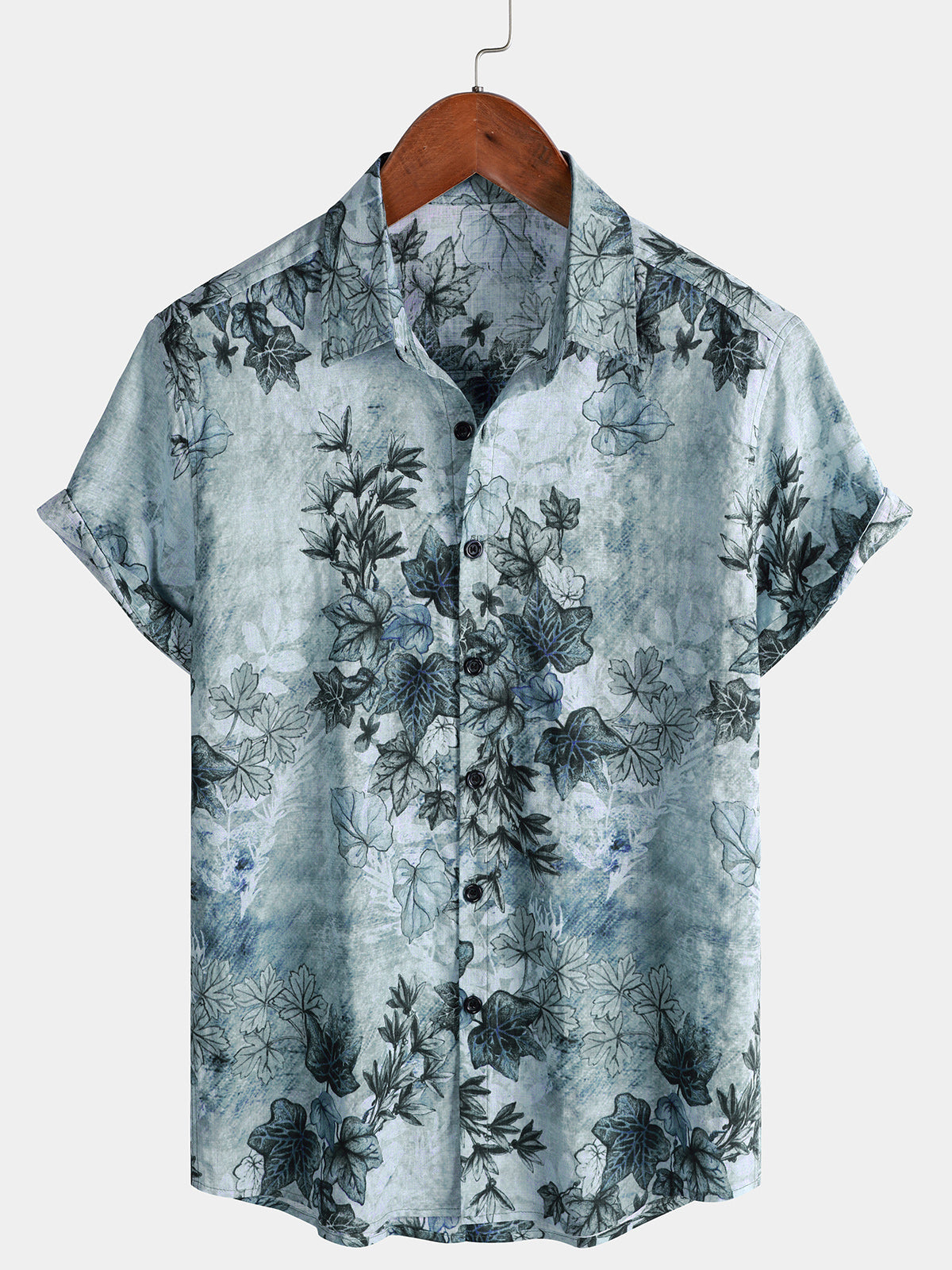 Chemise Homme Botanique Vacances Manches Courtes