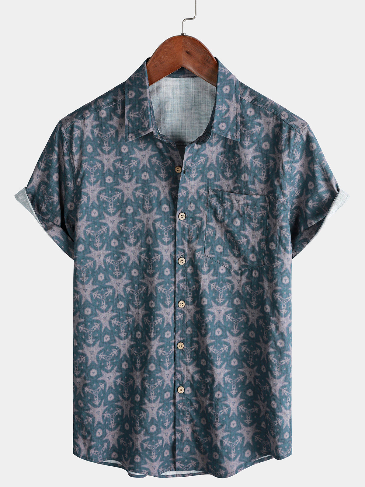 Chemise Homme Camp Vacances d’Été Manches Courtes