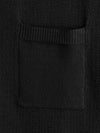 Polo de golf côtelé classique à manches courtes en tricot pour hommes