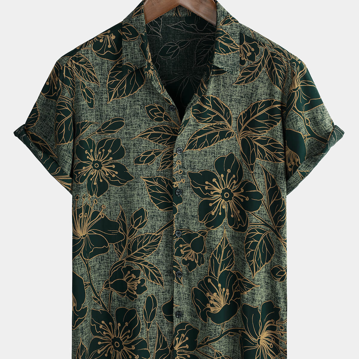 Chemise à manches Courtes été en lin pour Homme Fashion Taille S-XXL