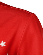 Chemise de Noël à manches courtes Père Noël rouge pour homme