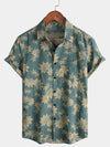 Lot de 3| Chemise à fleurs hawaïenne en coton rétro pour homme