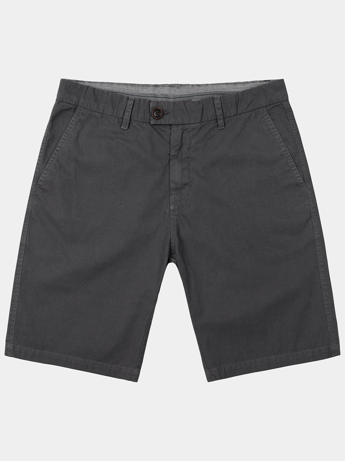 Short Homme Gris Foncé en Coton