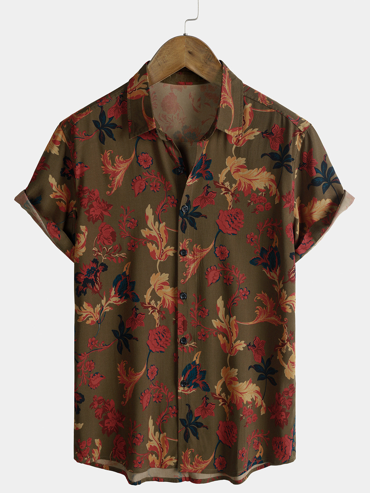 Chemise Homme Botanique Décontractée