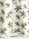 Chemise à manches courtes boutonnée en coton avec motifs d'arbres de palmiers hawaïens pour homme idéale pour les croisières et la plage