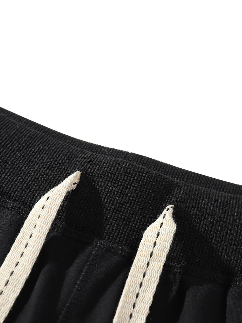Pantalon de survêtement pour hommes Coton Casual Été Couleur Solide Respirant Sport Court