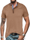 T-shirt de couleur unie à manches courtes pour hommes
