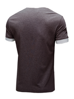 T-shirt décontracté à manches courtes en coton d'été respirant pour hommes