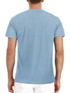T-shirt à manches courtes en coton pour hommes de couleur unie décontracté