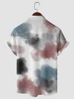 Chemise boutonnée à manches courtes pour homme