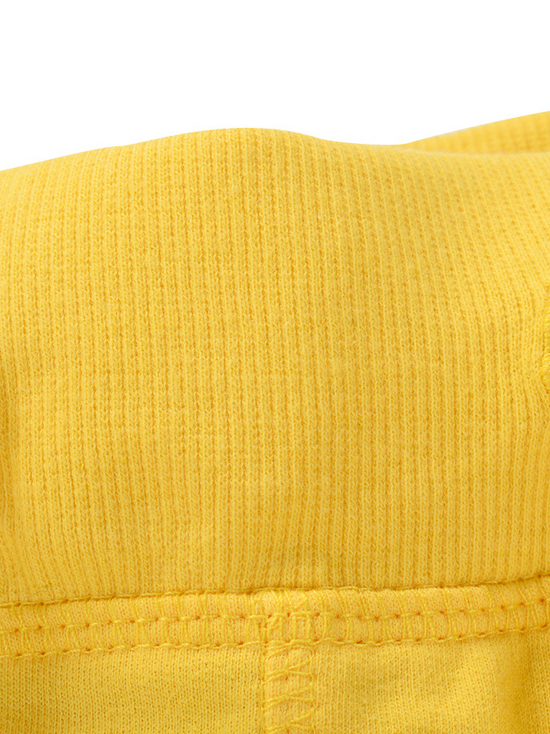 Pantalon de survêtement décontracté en coton de couleur unie pour hommes