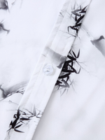 Chemise décontractée boutonnée à manches courtes pour hommes