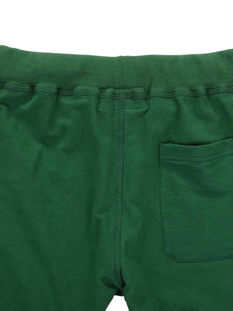 Pantalon de survêtement d'été en coton de couleur unie pour hommes