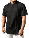 Chemise de plage hawaïenne décontractée à manches courtes pour homme