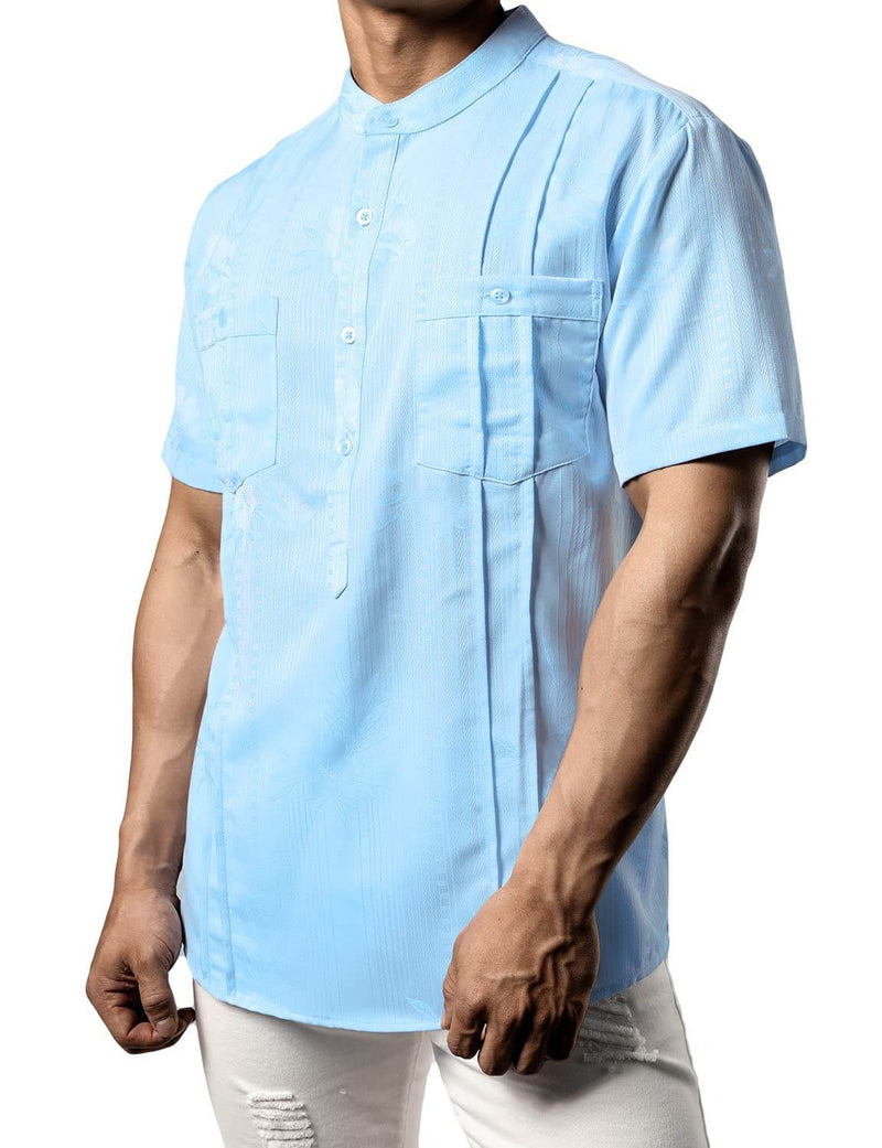 Chemise de plage hawaïenne décontractée à manches courtes pour homme