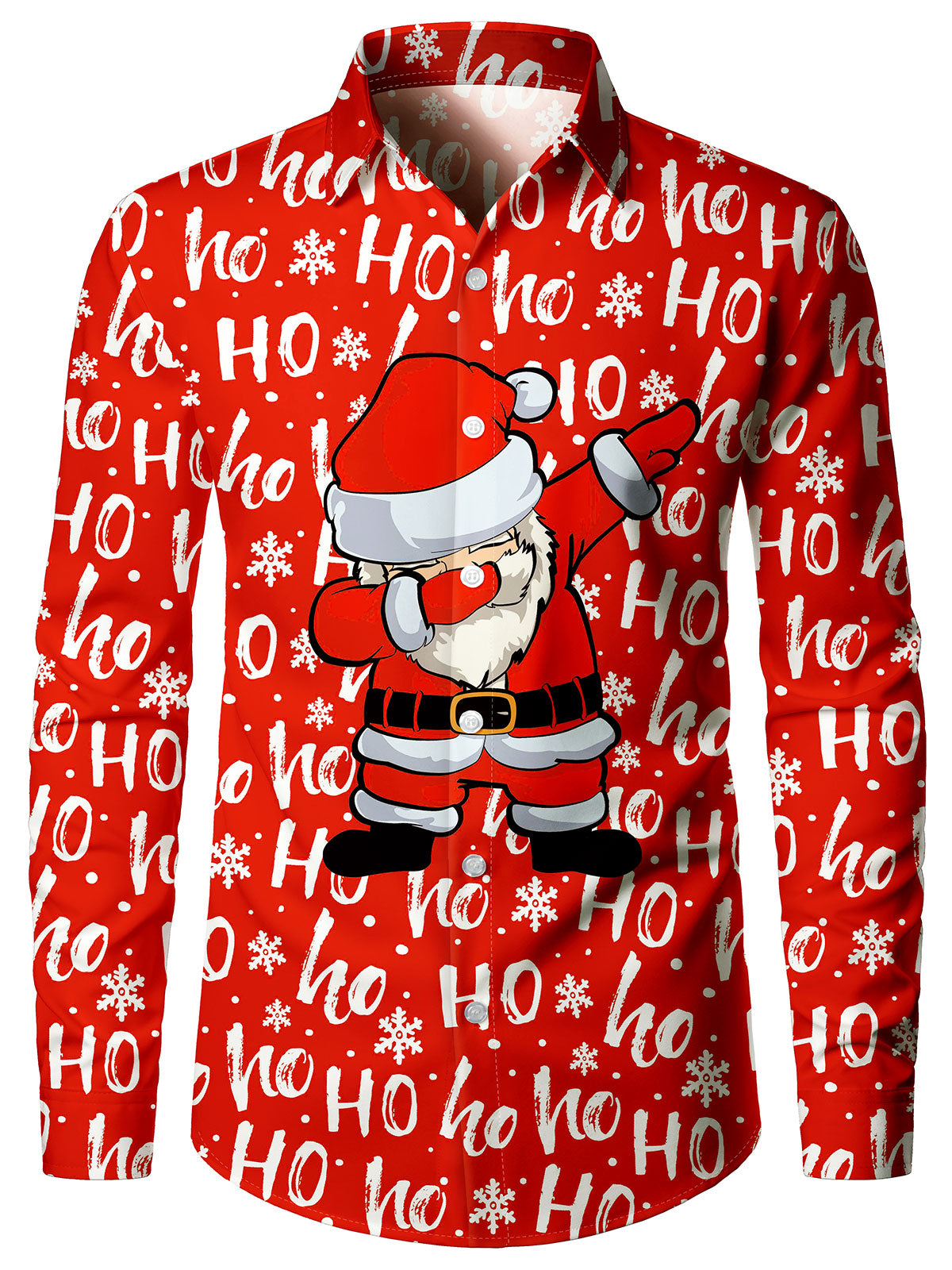 Chemise de Père Noël « Ho Ho Ho » pour hommes