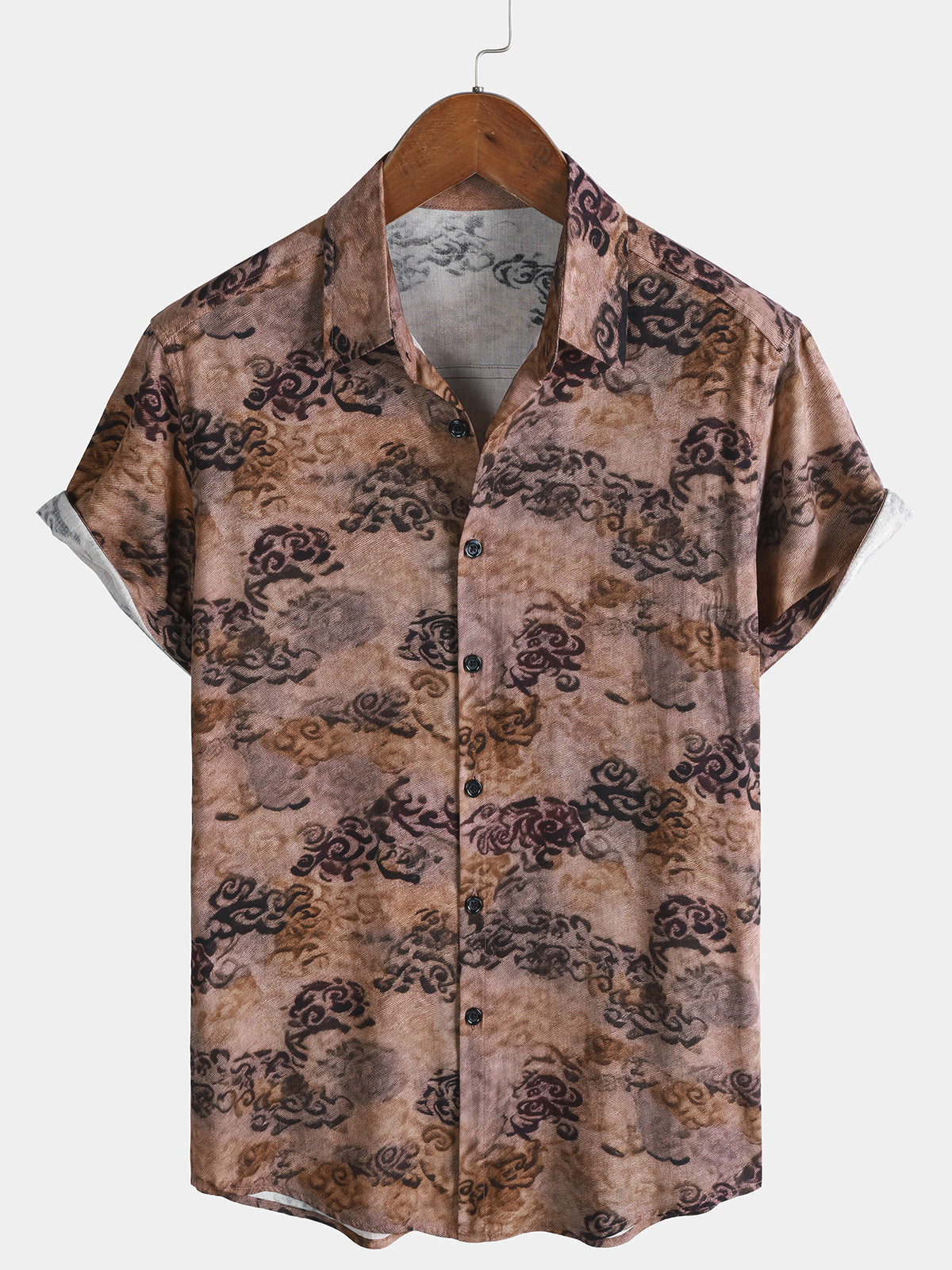 Chemise Homme Bohème Artistique Rétro
