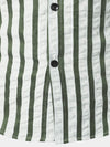 Chemise décontractée à manches longues et boutonnée à rayures pour hommes