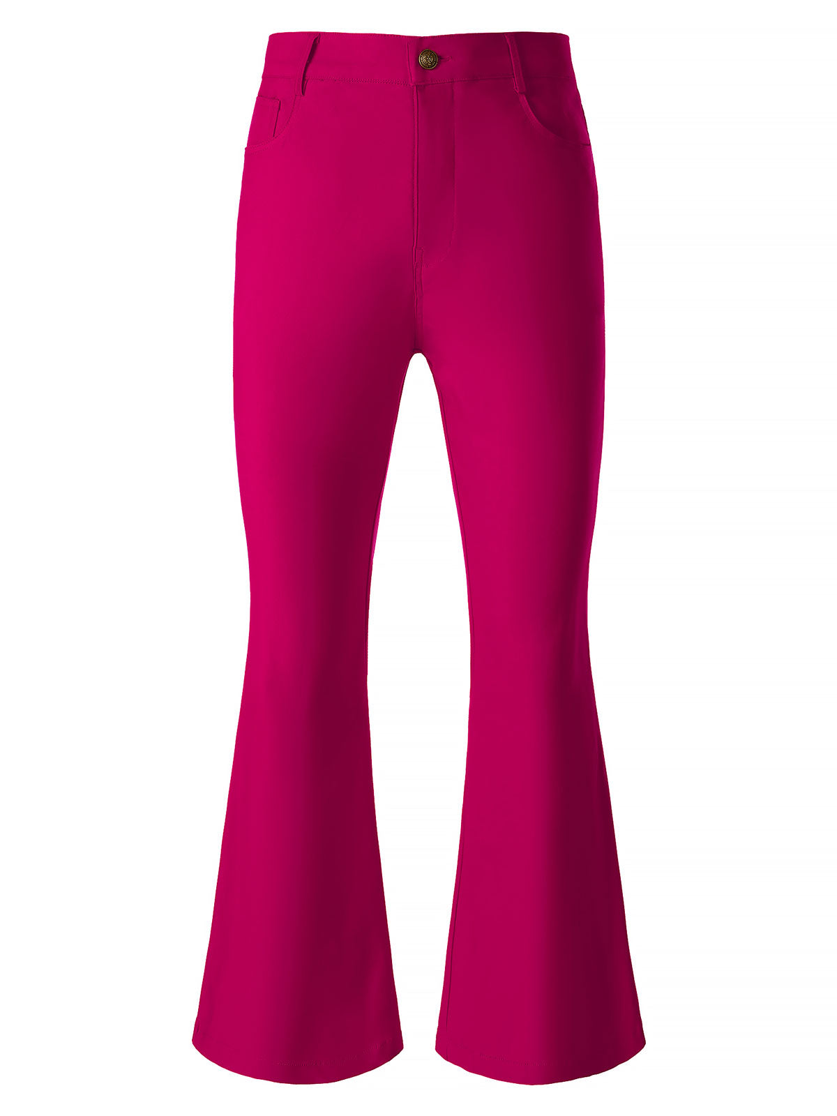 Pantalon à pattes d'éléphant pour homme Tenues disco des années 70 Pantalon évasé rétro slim fit