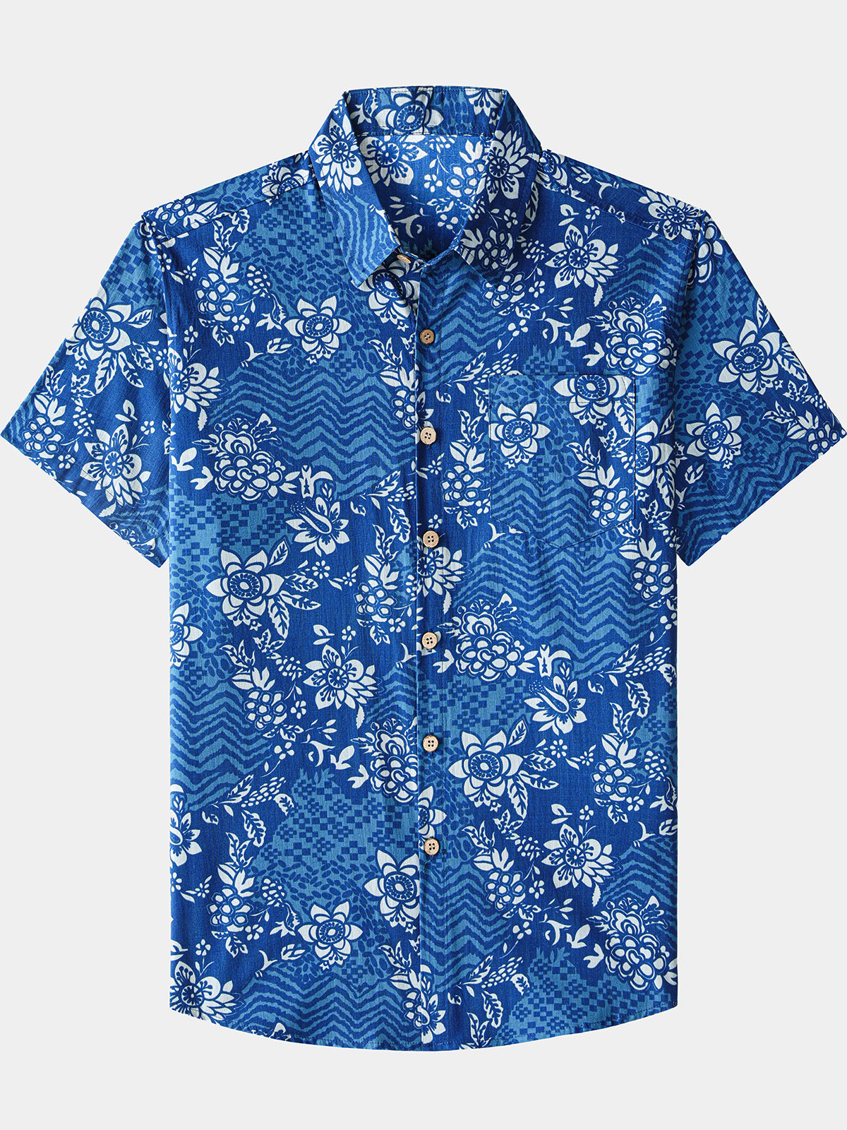 Chemise Homme Florale Tropicale Rétro