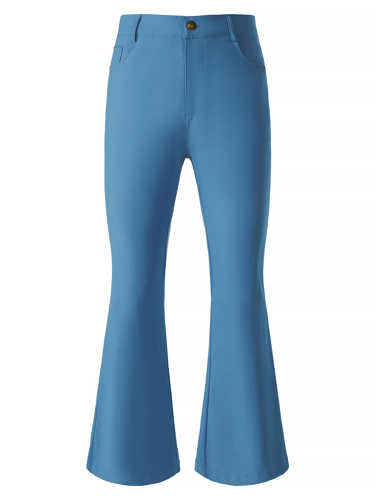 Pantalon à pattes d'éléphant pour homme Tenues disco des années 70 Pantalon évasé rétro slim fit