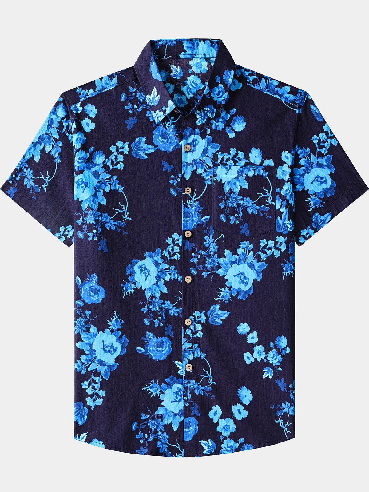 Chemise Homme Florale en Coton