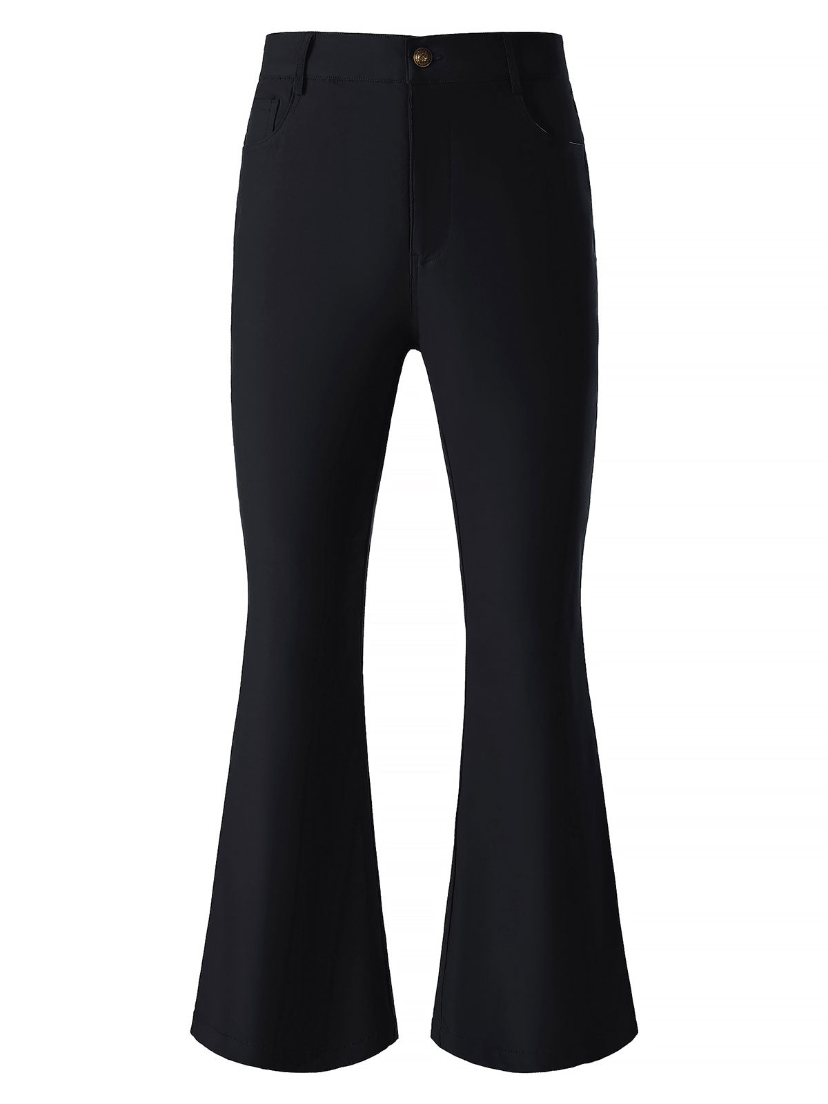 Pantalon à pattes d'éléphant pour homme Tenues disco des années 70 Pantalon évasé rétro slim fit