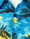 Chemise en coton à manches courtes pour homme Blue Hawaiian Cruise Tropical Island Vacation Summer
