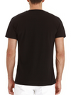 T-shirt à manches courtes en coton pour hommes de couleur unie décontracté