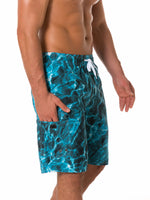 Short de plage décontracté pour homme Summer Wave Ocean Print Short de bain