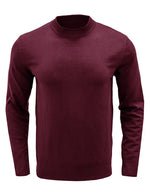Pull à col rond décontracté à manches longues pour hommes