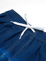 Shorts de plage d'été décontractés à imprimé camouflage bleu pour hommes