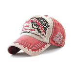 Casquette de baseball à broderie tête de tigre mode homme