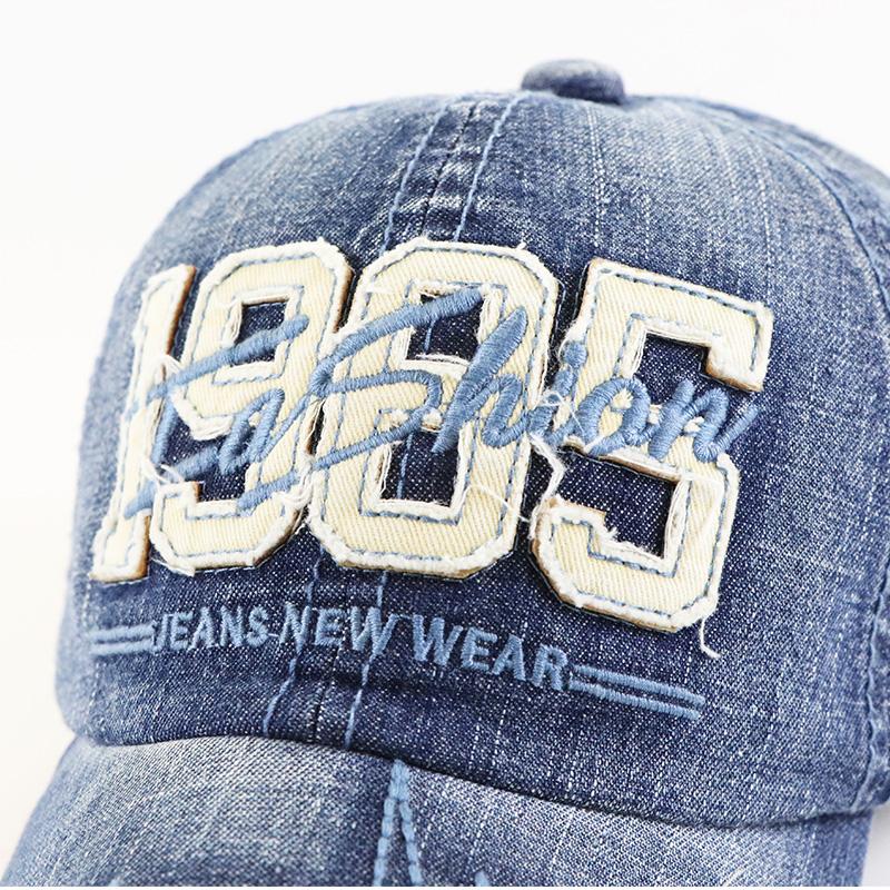 Men's Classic Retro Ripped Cowboy Baseball Cap