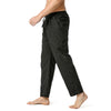 Pantalon décontracté décontracté à taille élastique légère pour hommes