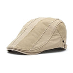 Béret de mode rétro simple en coton pour hommes