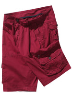 Short en coton décontracté de couleur unie pour hommes