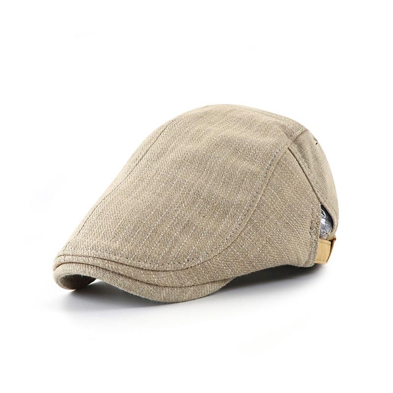 Casquette tout-aller décontractée à coutures rayées pour hommes
