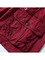 Short en coton décontracté de couleur unie pour hommes