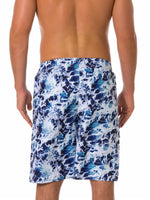 Hommes Casual Wave Ocean Print Holiday Shorts de plage d'été Maillots de bain