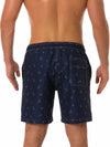 Short de Plage Décontracté Imprimé Baleine pour Homme Maillot de Bain Bleu Marine
